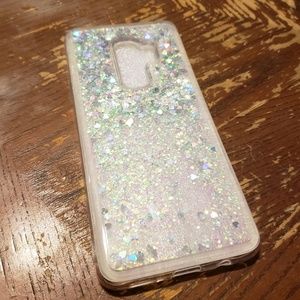 Samsung S9 plus glitter case